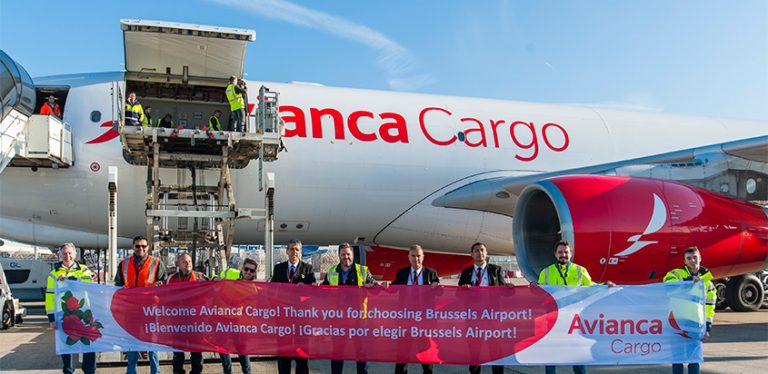 Vuelo inaugural de Avianca Cargo a Bruselas, Bélgica.