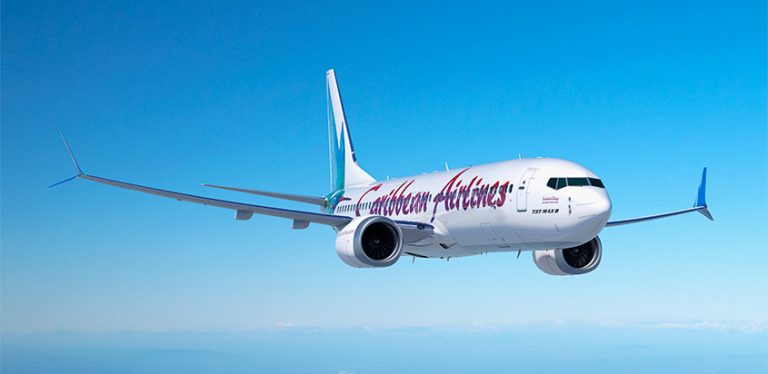 Boeing 737 MAX 8 de Caribbean Airlines.