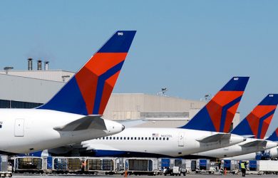 Flota de Delta Air Lines en Atlanta.