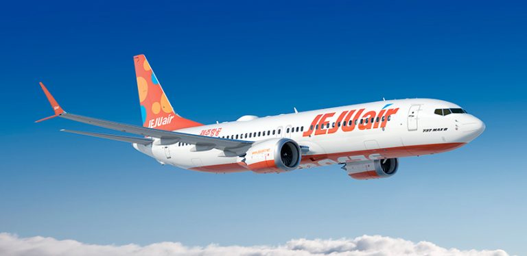 Primer Boeing 737 MAX 8 de Jeju Air.