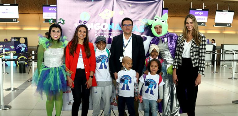 Primera versión de Wingonautas con niños de Fundación Sanar.