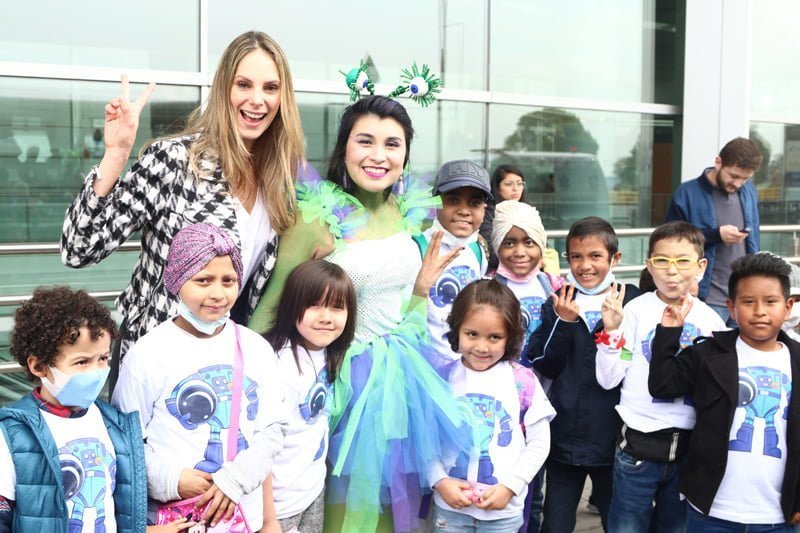 Niños de Fundación Sanar que participaron en primera versión de Wingonautas.