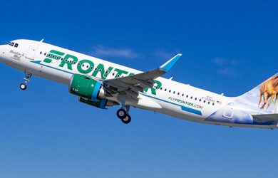 Airbus A320 No. 100 producido en Mobile para Frontier Airlines.