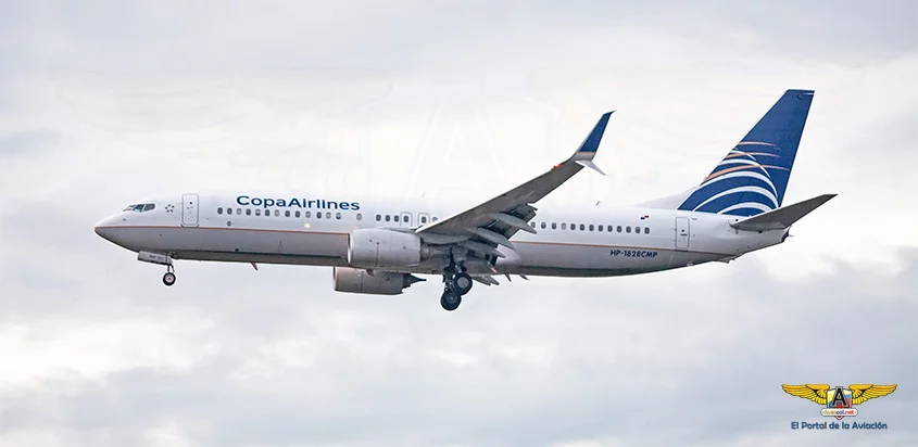 Boeing 737-800 de Copa Airlines.