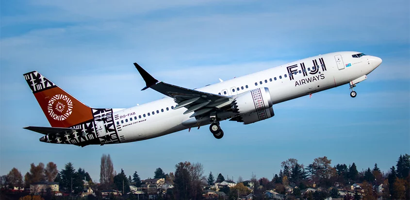 Primer Boeing 737 MAX de Fiji Airways.