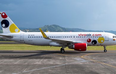 Airbus A320 de Viva Air Colombia.