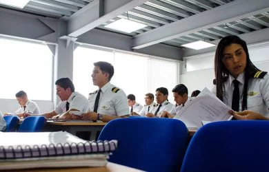 Programa de formación de pilotos de Airbus.