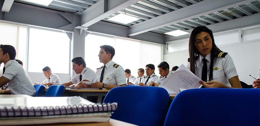 Programa de formación de pilotos de Airbus.