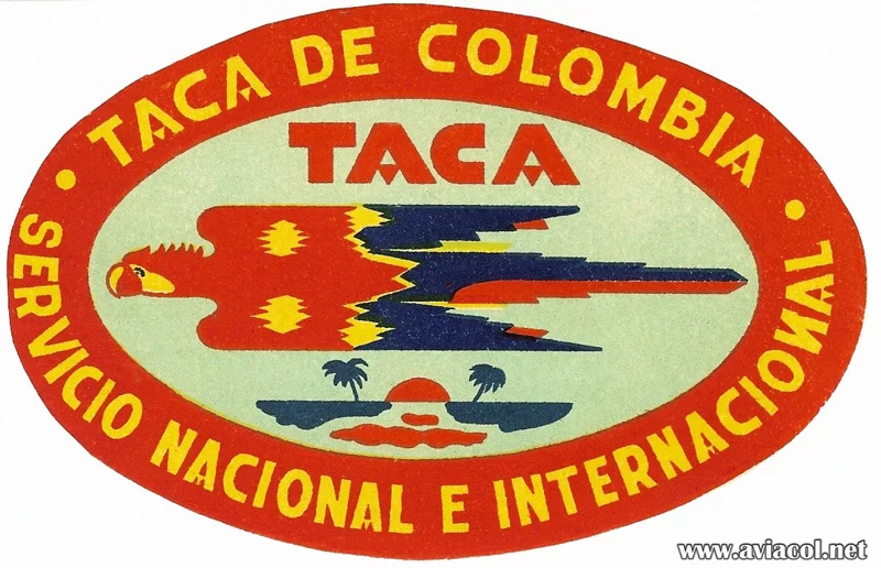 Logo de Aerolíneas TACA de Colombia.