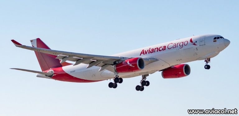 Airbus A330F de Avianca Cargo en Miami.