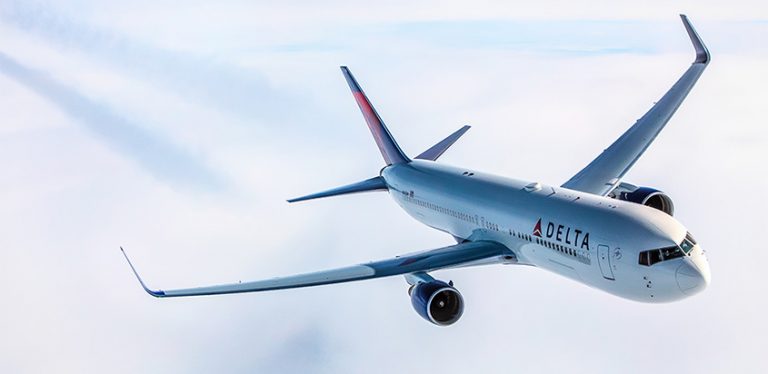 Boeing 767-300 de Delta Air Lines en vuelo.