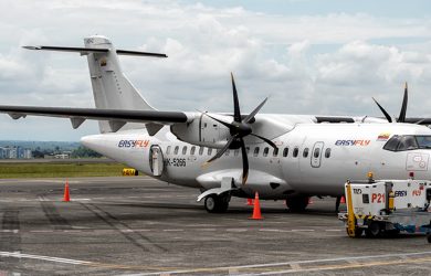 ATR 42 de EasyFly en el Aeropuerto Matecaña de Pereira.
