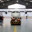 ATR 72-600 de EasyFly en su bienvenida a Bogotá.