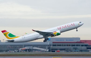 Primer Airbus A330 de Air Senegal.