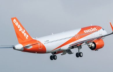 Primer Airbus A320 de easyJet equipado con FANS-C