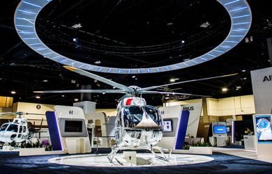 Stand de Airbus en Heli-Expo 2019.