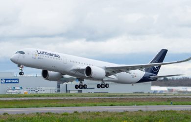 Airbus A350-900 de Lufthansa.