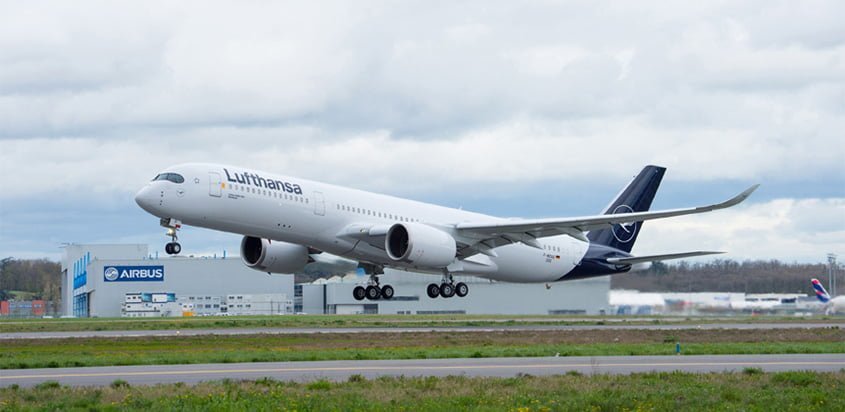 Airbus A350-900 de Lufthansa.