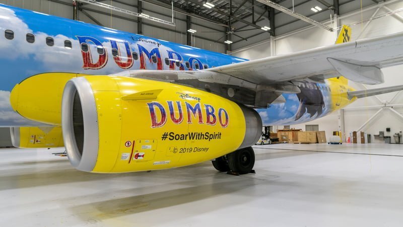 Spirit Airlines Airbus A321 Dumbo.