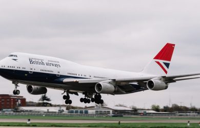 Boeing 747-400 de British Airways con livery retro de Negus.