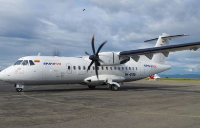 ATR 42-500 de EasyFly en plataforma.