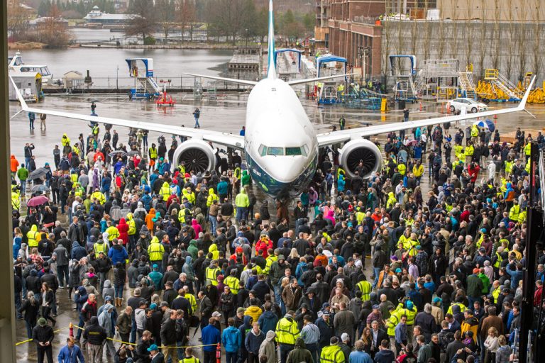 Presentación oficial del primer Boeing 737 MAX 9.