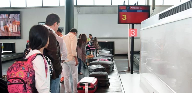Equipaje de Avianca en el Puente Aéreo de Bogotá.