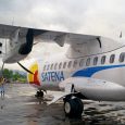 ATR 42 de SATENA en el Aeropuerto de San Vicente del Caguán.