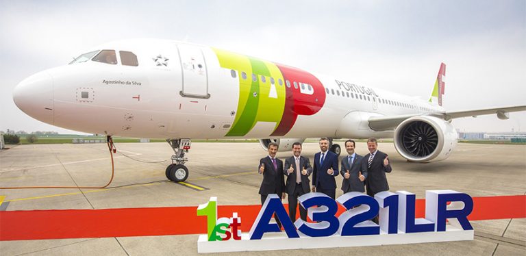 Primer Airbus A321LR de TAP Portugal.
