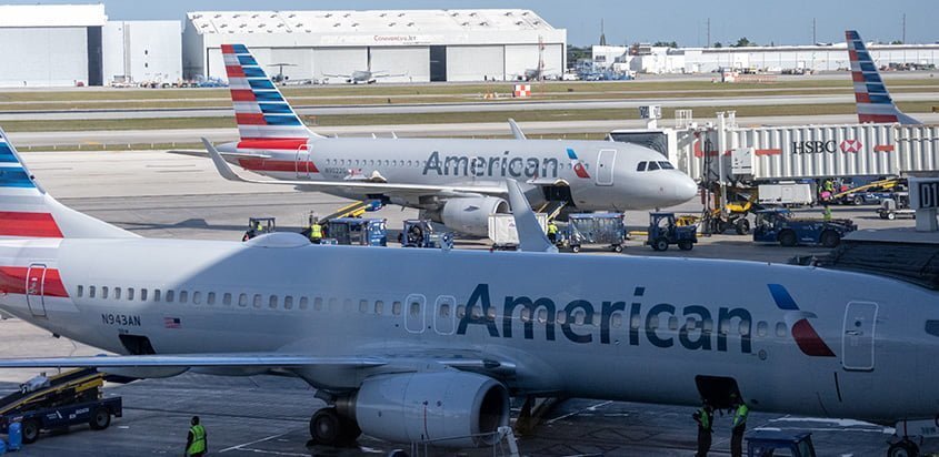 HUB de American Airlines en Miami.