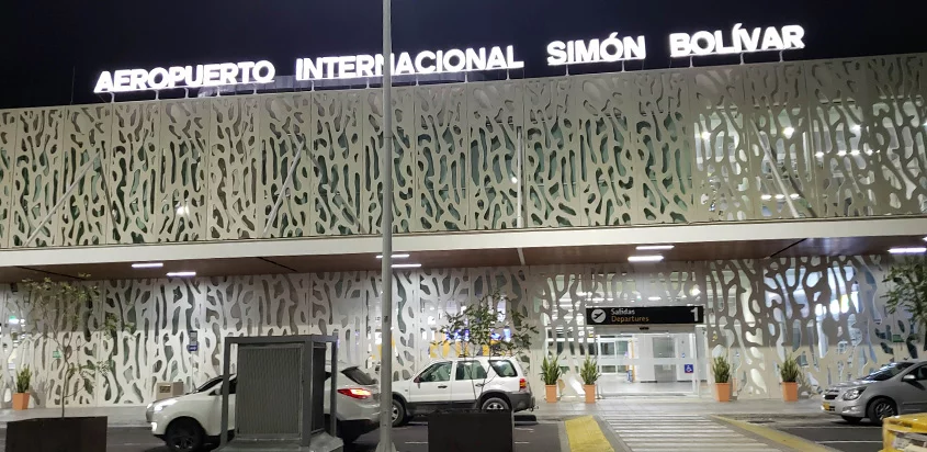 Vista del Aeropuerto Internacional Simón Bolívar de Santa Marta.