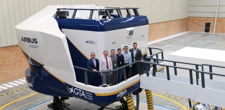 Simulador de Airbus A320 nivel D de GTA en Bogotá.