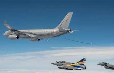 Airbus A330MRTT en reabastecimiento.