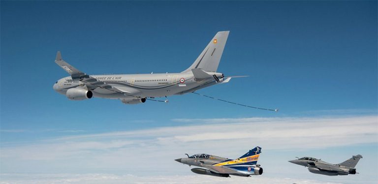 Airbus A330MRTT en reabastecimiento.