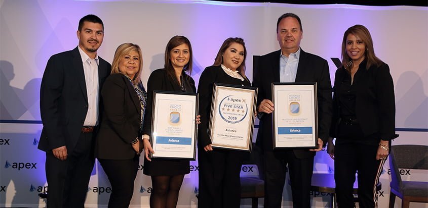 Reconocimientos a Avianca en los Passenger Choice Awards 2019.