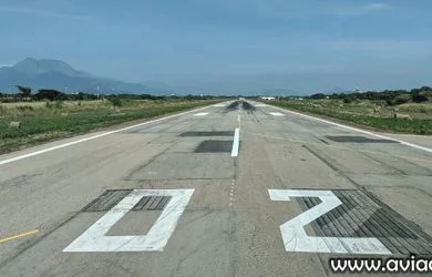 Pista del Aeropuerto Alfonso López Pumarejo de Valledupar.