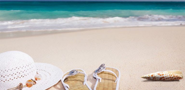 Playa en El Caribe.
