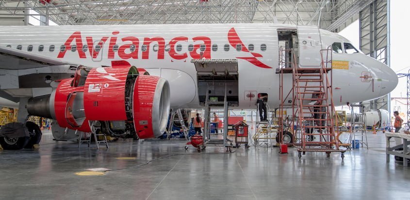 Airbus A319 de Avianca.