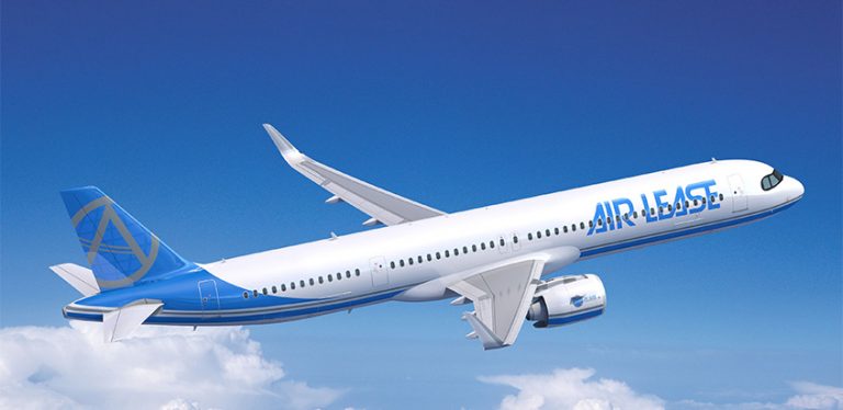 Prototipo de un Airbus A321XLR de Air Lease Corporation.