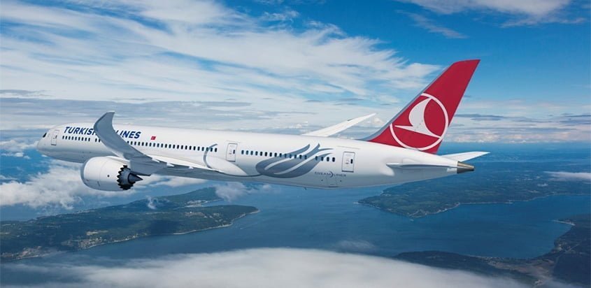 Prototipo de un Boeing 787 de Turkish Airlines.