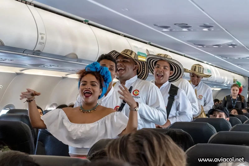 Primer vuelo de Viva Air entre Bogotá y Barranquilla.