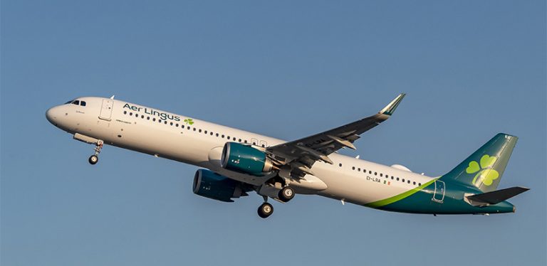 Primer Airbus A321LR de Aer Lingus,