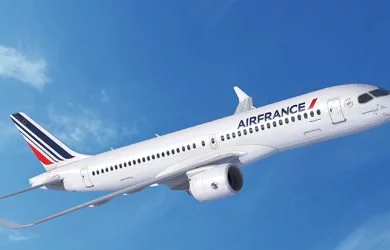 Prototipo de un Airbus A220-300 de Air France.