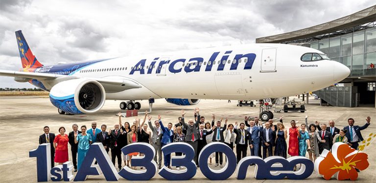 Entrega del primer Airbus A330neo a Aircalin.