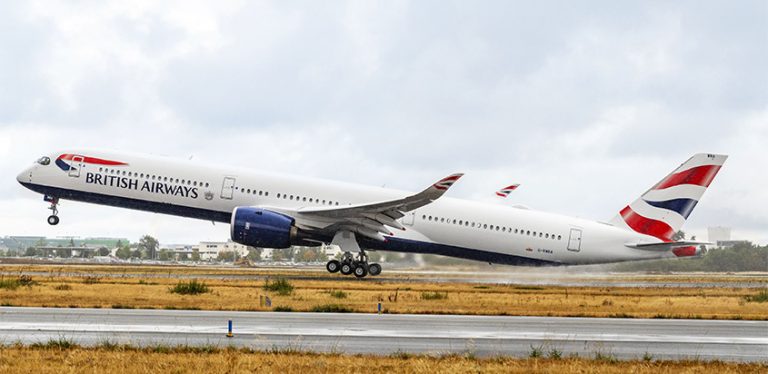 Primer Airbus A350-1000 de British Airways.