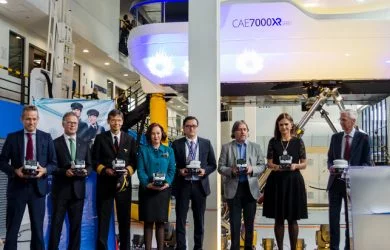 Nuevo centro de entrenamiento de Avianca y CAE en Bogotá.