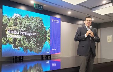Presentación de la nueva estrategia de sostenibilidad de LATAM Airlines Colombia.