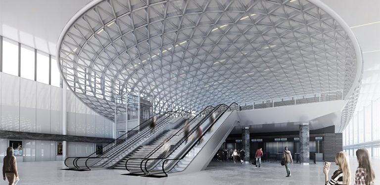 Nueva terminal del Aeropuerto Ezeiza de Buenos Aires, Argentina.
