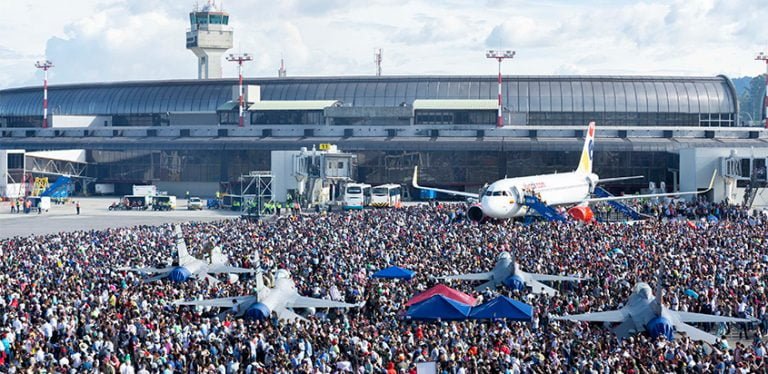 Vista de la F-AIR Colombia 2019.