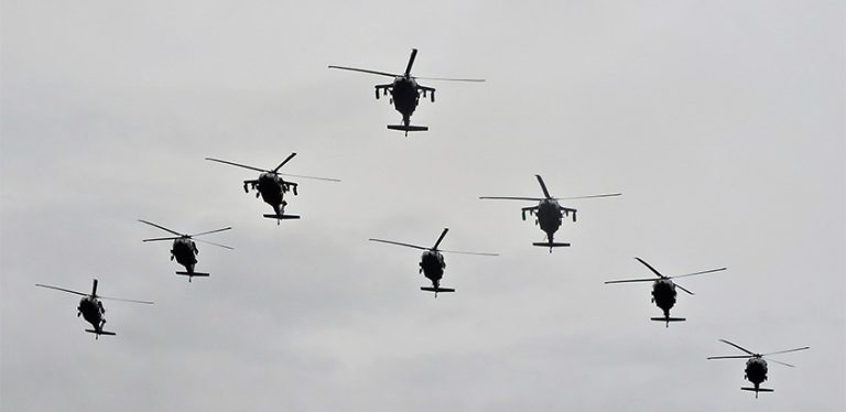 Celebración de los 100 años de la Fuerza Aérea Colombiana (FAC).